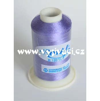 Nit vyšívací nitě fialová ROYAL C467 návin 5000m viskóza Jednotka: 1 kón návin 5000m