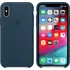 Pouzdro na mobilní telefon Apple Silicone Case pro Apple iPhone XS Pacific Green