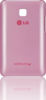 Pouzdro na mobilní telefon LG CCH-220 faceplate kryt E430 Optimus L3 II pink / růžový