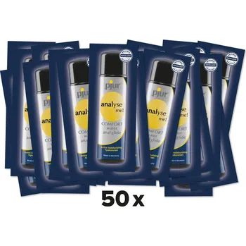 Lubrikační gel Pjur Analyse Me! Comfort Water Anal Glide 2ml 50 pack