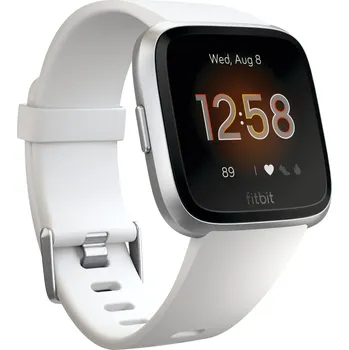 Sporttester Fitbit Versa Lite, White/Silver Aluminum