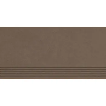 Obklad Intero brown stopnica prosta nacinana - schodovka rektifikovaná 29,8x59,8 hnědá 140565