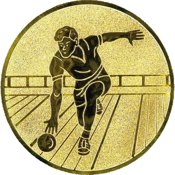 0374 Emblém kuželky - bowling
