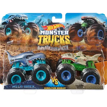 autíčko Mattel HW Monster Trucks Demoliční Duo Asst