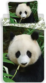 Ložní povlečení Jerry Fabrics Panda 02 140 x 200, 70 x 90 cm zipový uzávěr