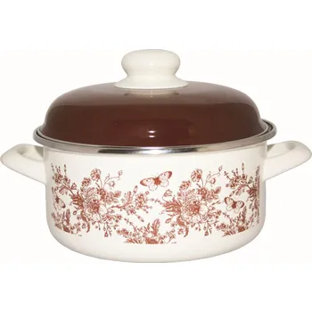 Hrnec Metalac kastrol s poklicí a motivem motýla 20 cm