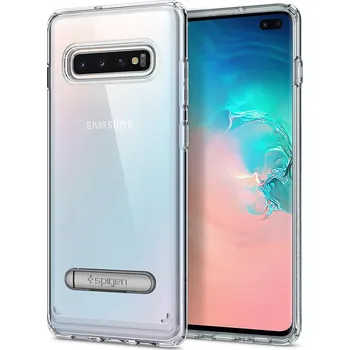 Pouzdro na mobilní telefon Spigen Ultra Hybrid S pro Samsung Galaxy S10 Plus transparentní