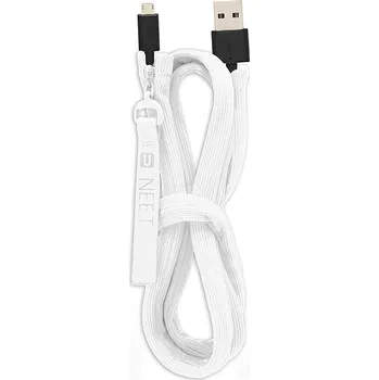 Datový kabel Neet Cable Keeper USB A - Micro USB, 1 m, bílá