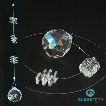 Feng-Shui zavěs čirý B (Harmonizační závěs, délka 75 cm)