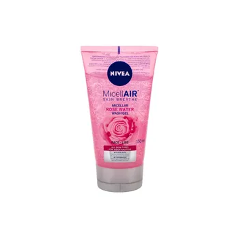 Přípravek na čištění pleti a oči Nivea MicellAir Rose Water micelární čisticí gel 150 ml