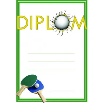DS05b Diplom stolní tenis