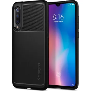 Pouzdro na mobilní telefon Spigen Rugged Armor pro Xiaomi Mi 9 černý