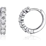 Elenys stříbrné náušnice Elegantní třpytivé kroužky