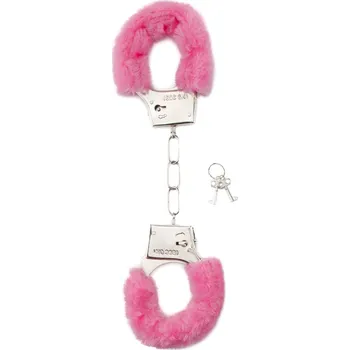 Shots Toys Furry Handcuffs Pink