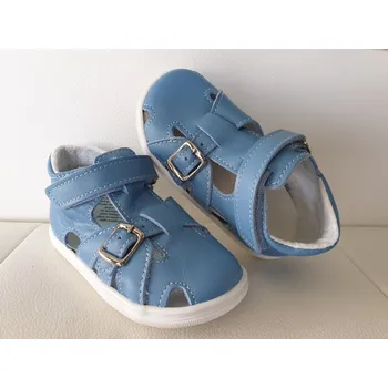 Chlapecké sandály Jonap kožené sandálky 009 M modrá 19