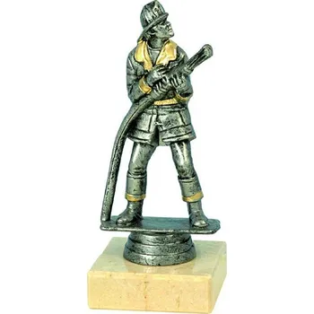 Karnevalový doplněk F1223 hasič šedý