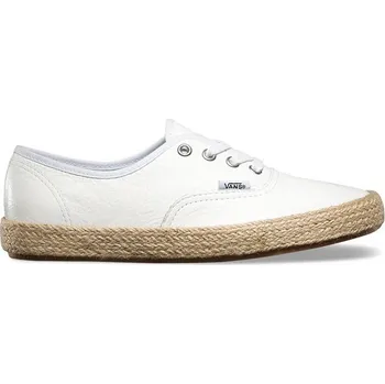 Dámské tenisky VANS Authentic Espadril Leather White 40,5