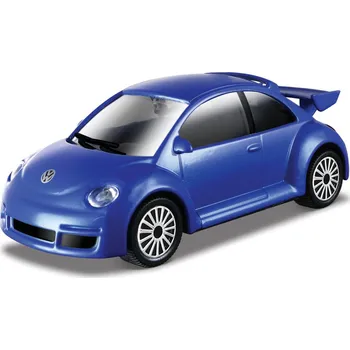 Bburago Volkswagen New Beetle RSI 1:43 modrá metalalíza autíčko Bburago Volkswagen New Beetle RSI 1:43 modrá metalalíza