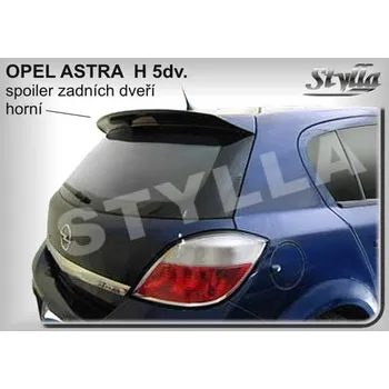 Auto-moto Spoiler zadní dveří horní, křídlo Stylla Opel Astra H 5dv. 05-