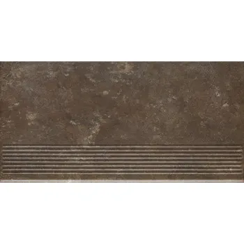Obklad Ilario brown stopnica prosta - schodovka 30x60 hnědá 151770