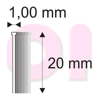 Hřebík Brad 12/20 (18G) ZN hřeby, 5000 ks