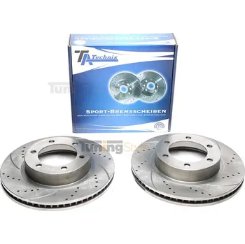 Auto-moto Sportovní brzdové kotouče TATechnix-Přední 319mm Toyota Hilux III Pick-up