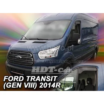 Plexi ofuk oken Protiprůvanové plexi, ofuky skel - Ford Transit 2dv. gen VIII 13- přední krátký