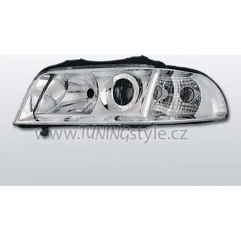 Přední světlomet Přední světla čirá Audi A4 B5 99-01 chrom
