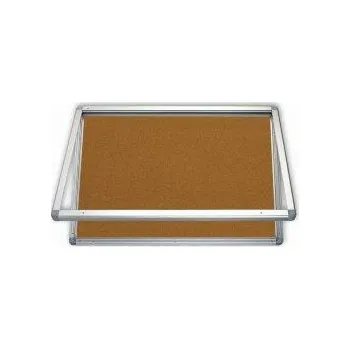 Kancelářský nábytek Korková horizontální vitrina 150 x 100 cm se zámkem