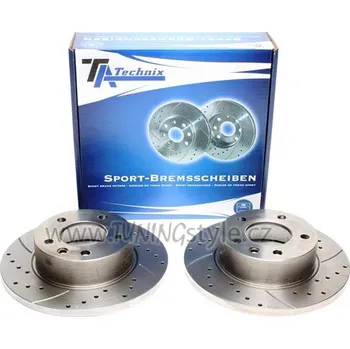 Autodíl Sportovní brzdové kotouče TA Technix - přední 258 mm - Opel Omega A