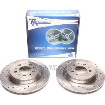Auto-moto Sportovní brzdové kotouče TA Technix - zadní 288mm - Volvo S70/ V70 / XC70