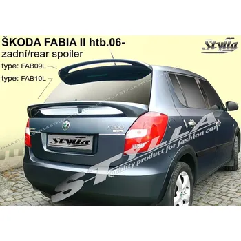 Auto-moto Spoiler zadní dveří horní, křídlo Stylla Škoda Fabia II htb
