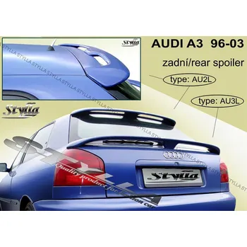 Auto-moto Spoiler zadní dveří horní, křídlo Stylla Audi A3 8L 96-