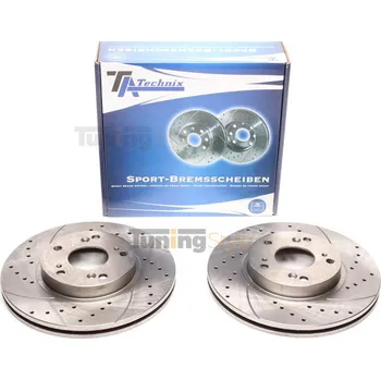 Auto-moto Sportovní brzdové kotouče TATechnix-Přední 282mm Honda Civic VII Hatchback,Civic VII,CRV,Stream