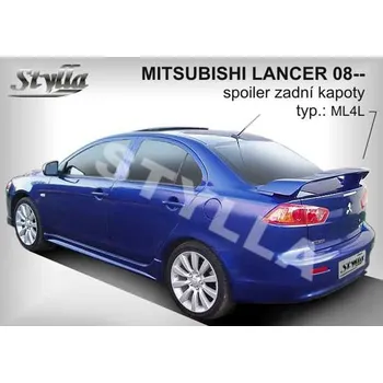 Auto-moto Spoiler zadní kapoty polo WRC, křídlo Stylla Mitsubishi Lancer sedan 10 08-