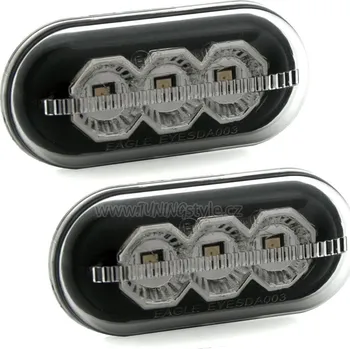 Směrový světlomet Blinkry boční LED Dacia černé kouřové