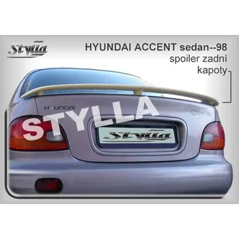 Auto-moto Spoiler zadní kapoty. křídlo Stylla Hyundai Accent sedan 94-98
