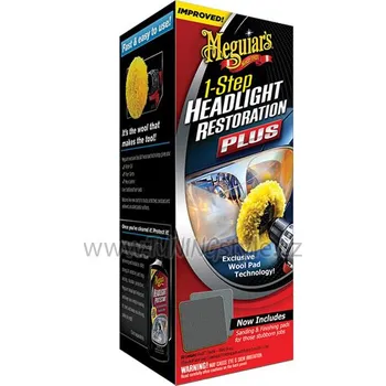 Meguiars sada na oživení skel světlometů One Step Headlight Restoration Kit