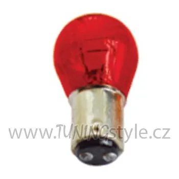 Autožárovka Žárovka červená BAY15D 12V 21/5W 2ks