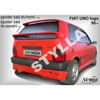 Auto-moto Spoiler zadní dveří spodní, křídlo Stylla Fiat Uno Logo 90-95