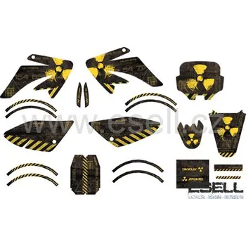 Polep vozidla Polepy pitbike CRF70 Atomic 3M