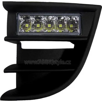 Denní svícení LED denní světla Rl s mřížkou Škoda Octavia II FL 08-