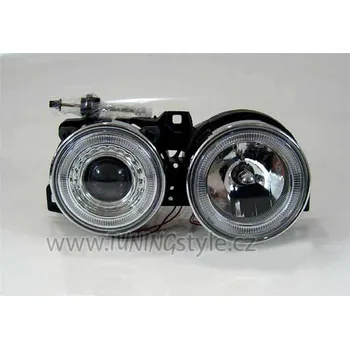 Přední světlomet Přední světla angel eyes BMW E30 83-87 chromové