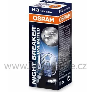 Autodoplněk Žárovka Osram Night Breaker Unlimited 64151NBU H3 12V 55W