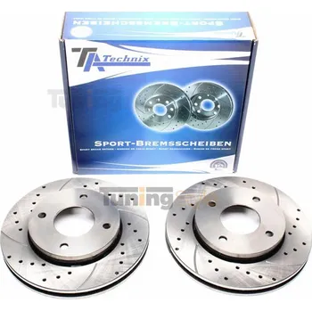 Autodíl Sportovní brzdové kotouče TATechnix-Přední 256mm Smart Forfour