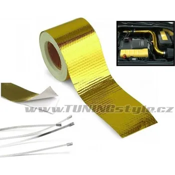 Lepicí páska Termoizolační páska zlatá 5m + pásky