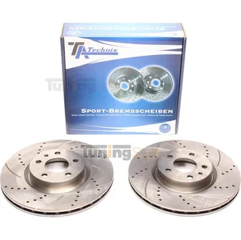 Brzdový systém Sportovní brzdové kotouče TATechnix-Předni 284mm Opel Combo