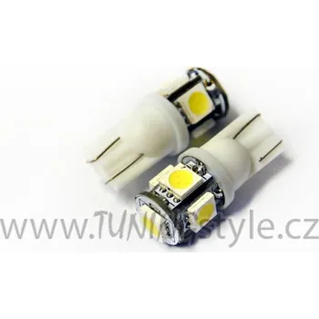 Autožárovka LED žárovka bílá Vertex T10 Canbus 5050 5SMD