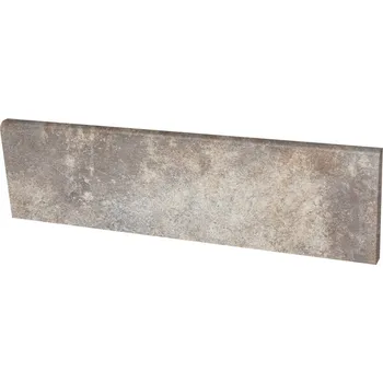 Dlažba Viano grys cokol - dlaždice sokl 30x8,1 šedá 151737