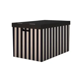 Archivační box Krabice úložná s víkem - 56 x 37 x 36 cm / 2 ks